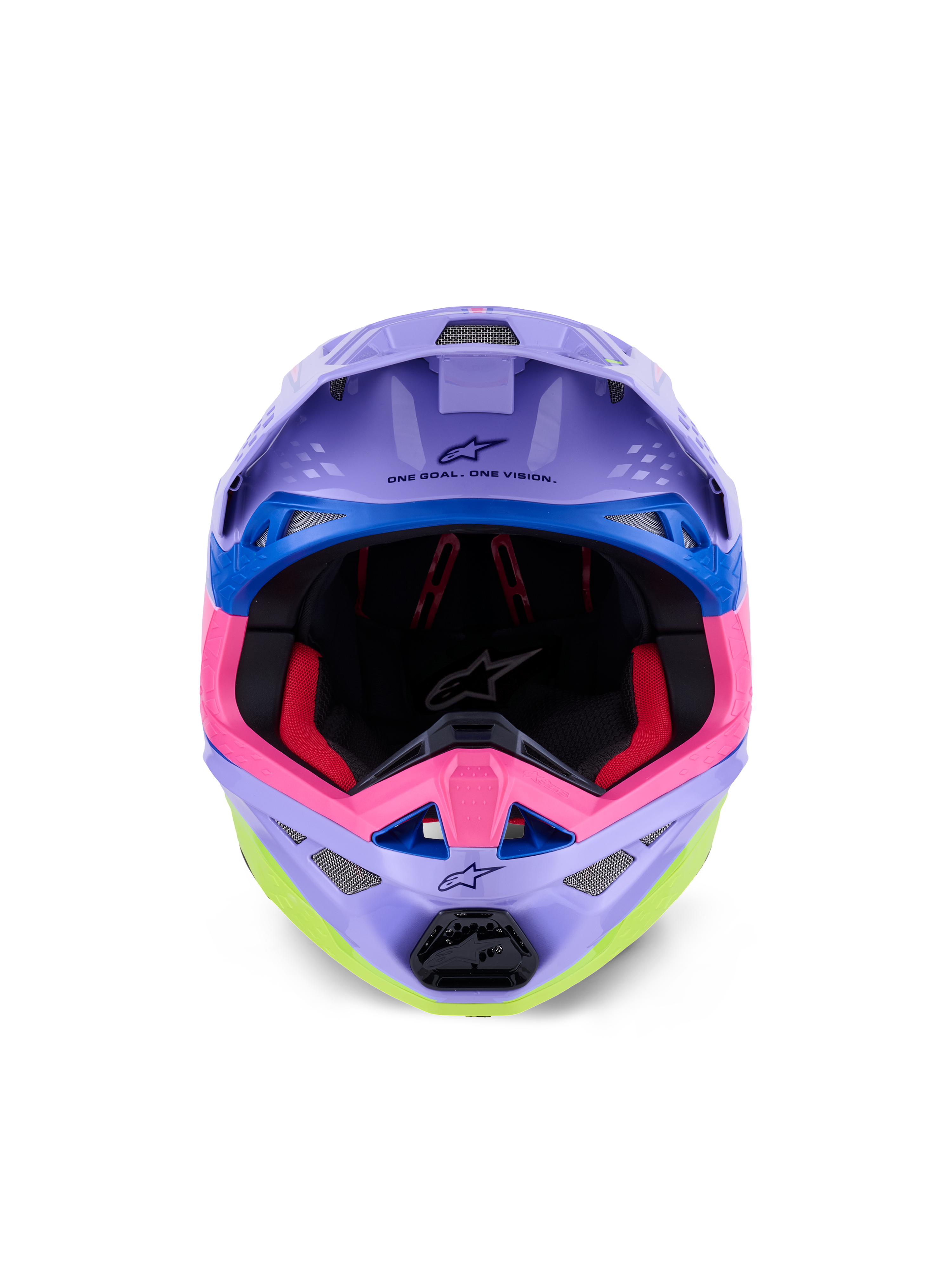 S-M10 JETT LAWRENCE R01 HELMET PURP/PNK FLUO/YLW FLUO GLS 2X