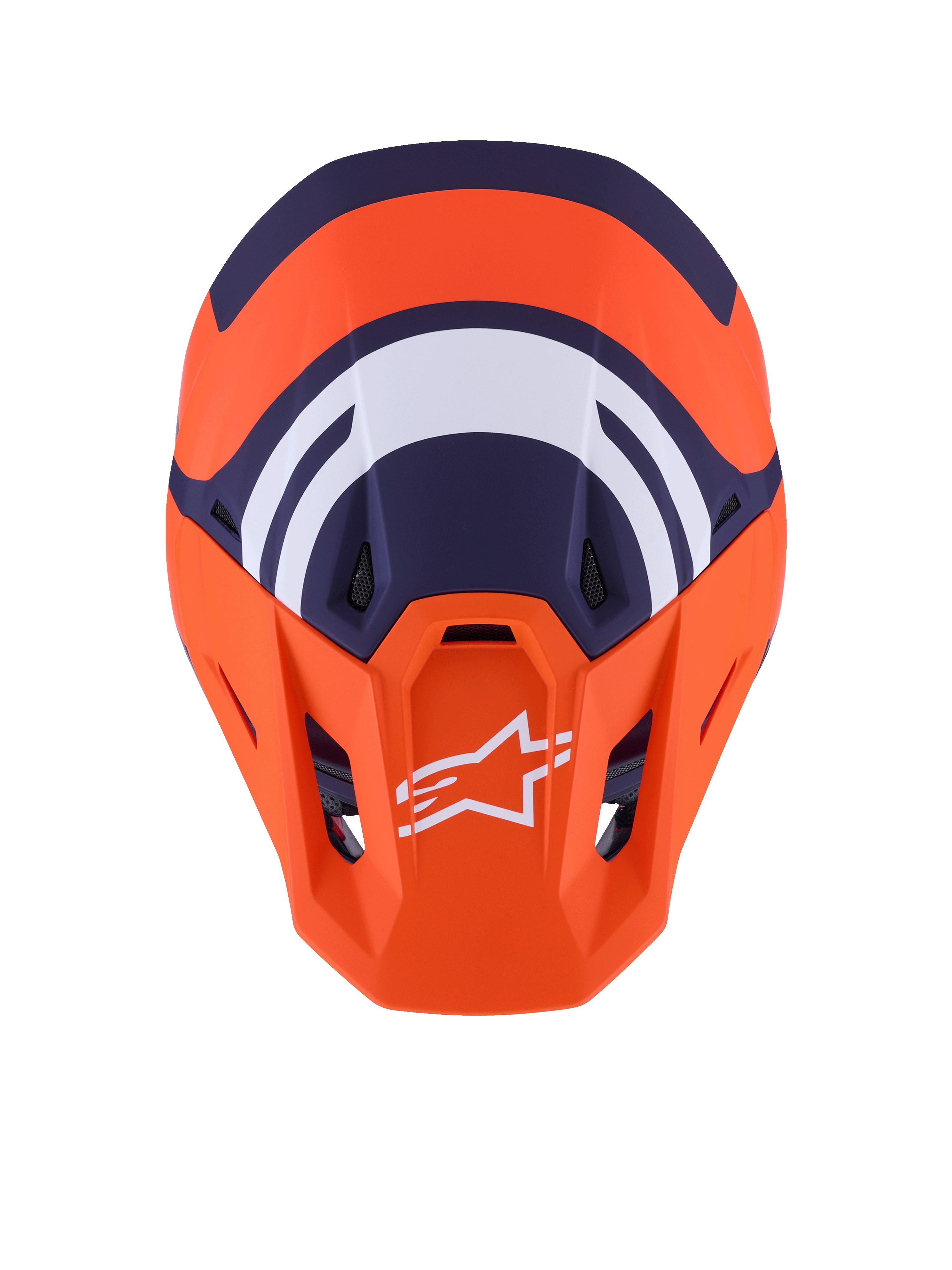 SM7 CORE HELMET ORNG/BLUE MATT 2X