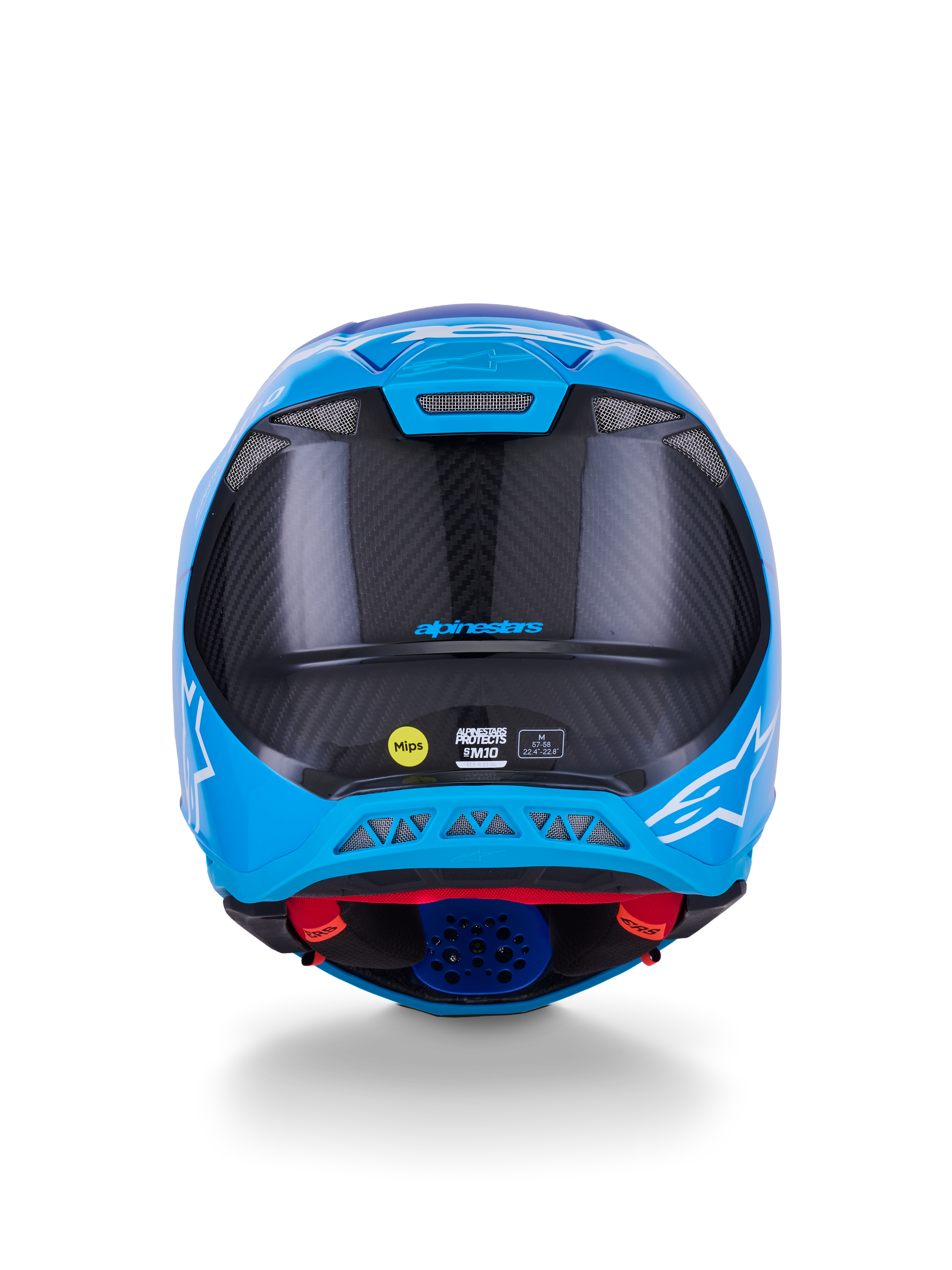 SUPERTECH S-M10 FLOOD HELMET MET BLU/MD BLU/BLK CRB M&G 2X