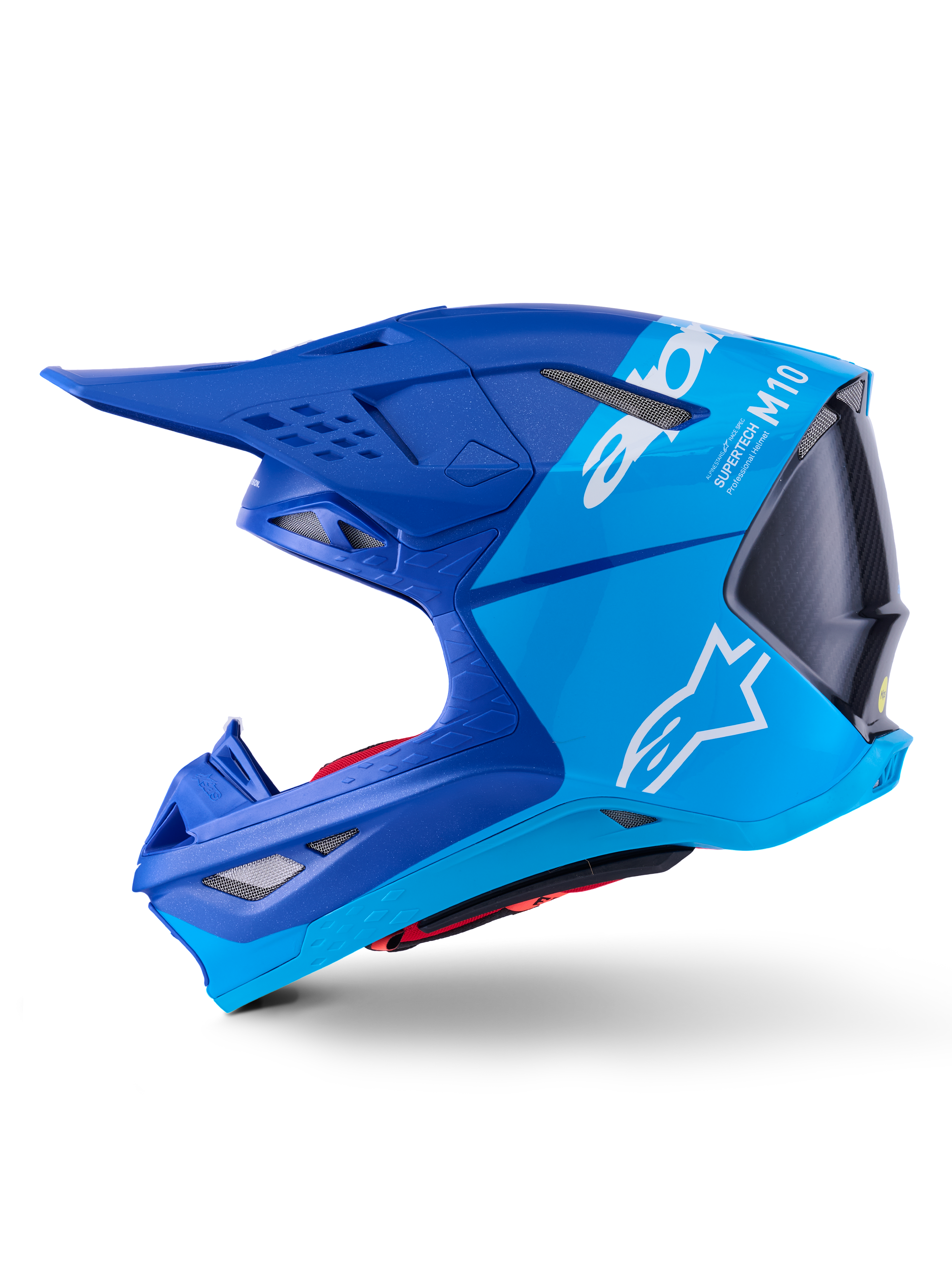 SUPERTECH S-M10 FLOOD HELMET MET BLU/MD BLU/BLK CRB M&G 2X