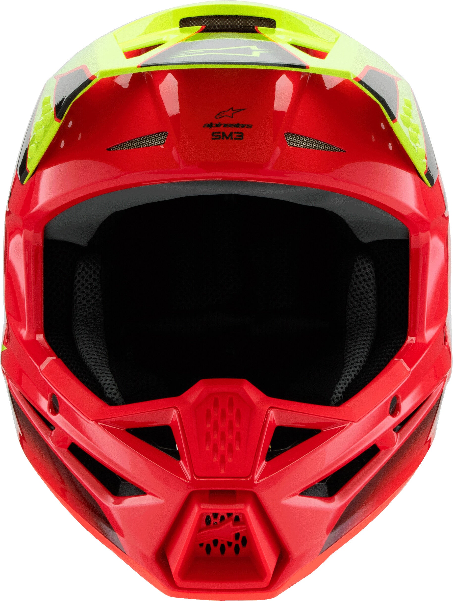 SM3 YOUTH FRAY HELMET RD/YLW FLUO/BLK YL