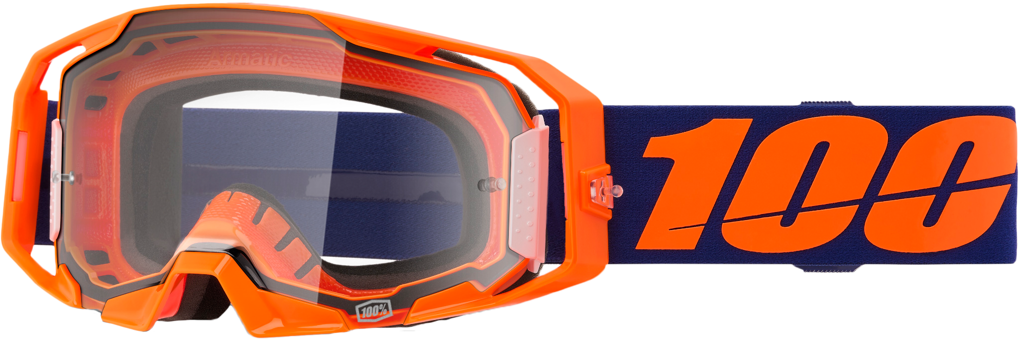 ARMATIC GOGGLE NEON ORANGE CLEAR LENS