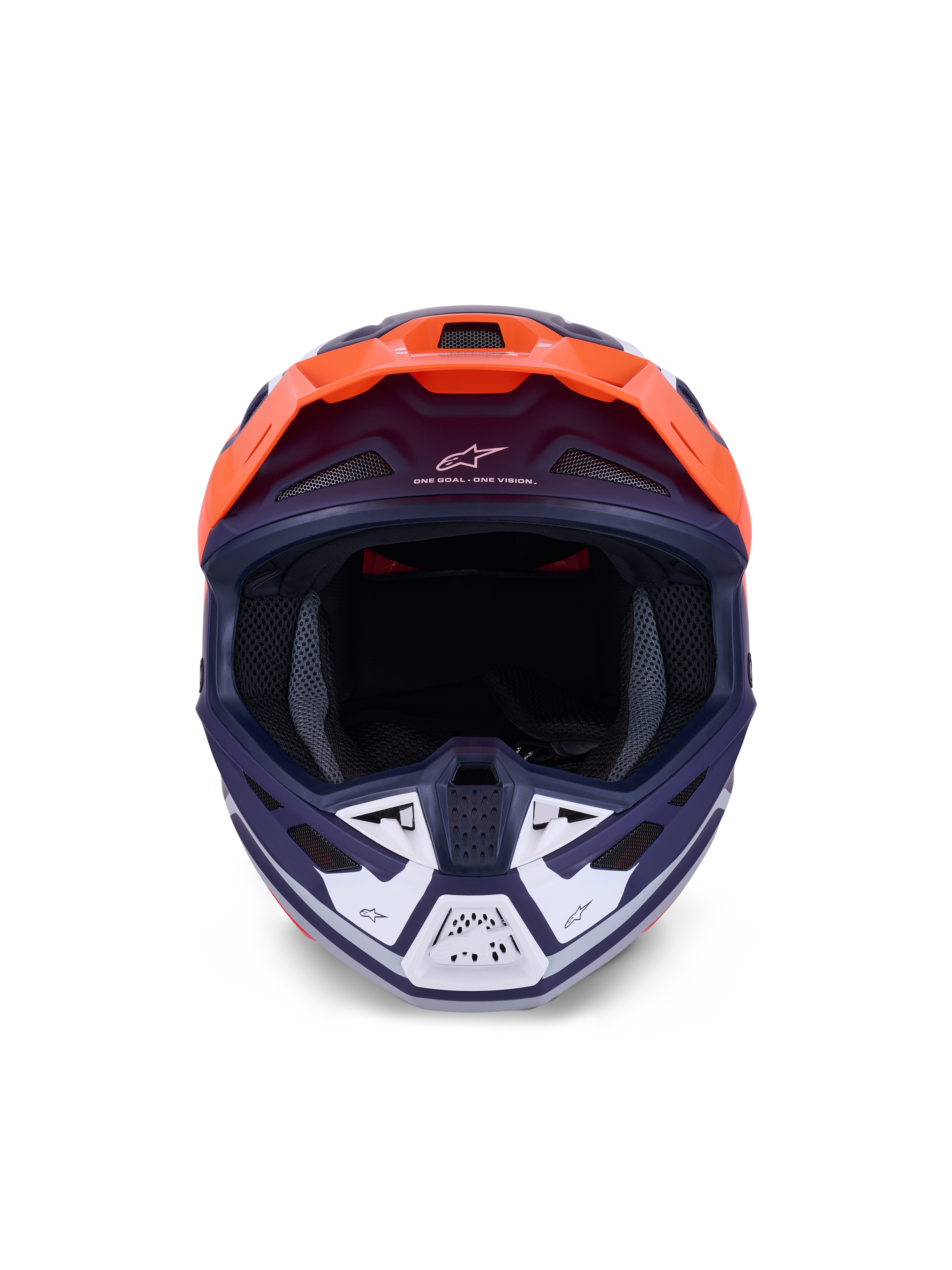 SM7 CORE HELMET ORNG/BLUE MATT 2X