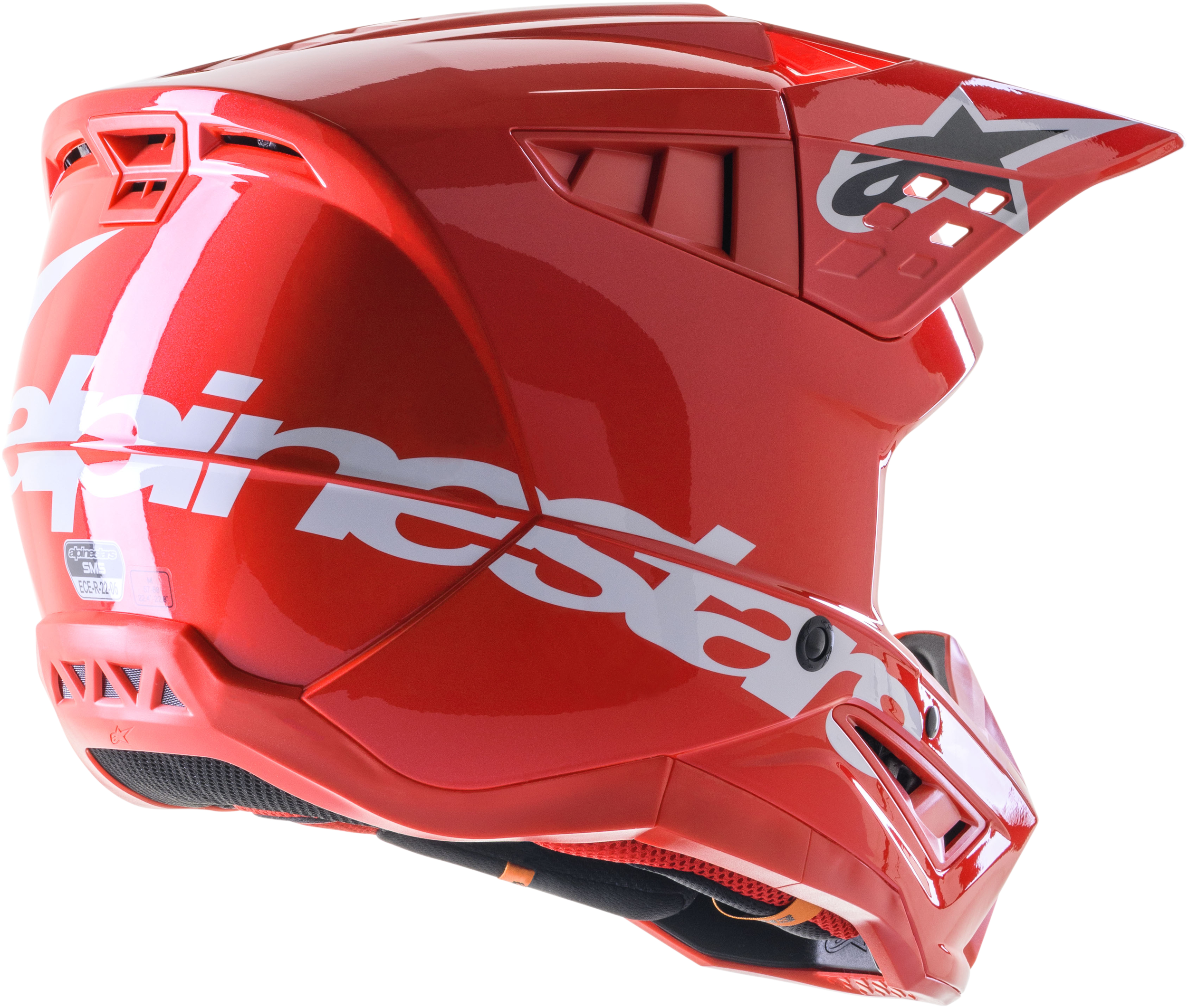 S-M5 CORP HELMET BRIGHT RED GLOSSY 2X