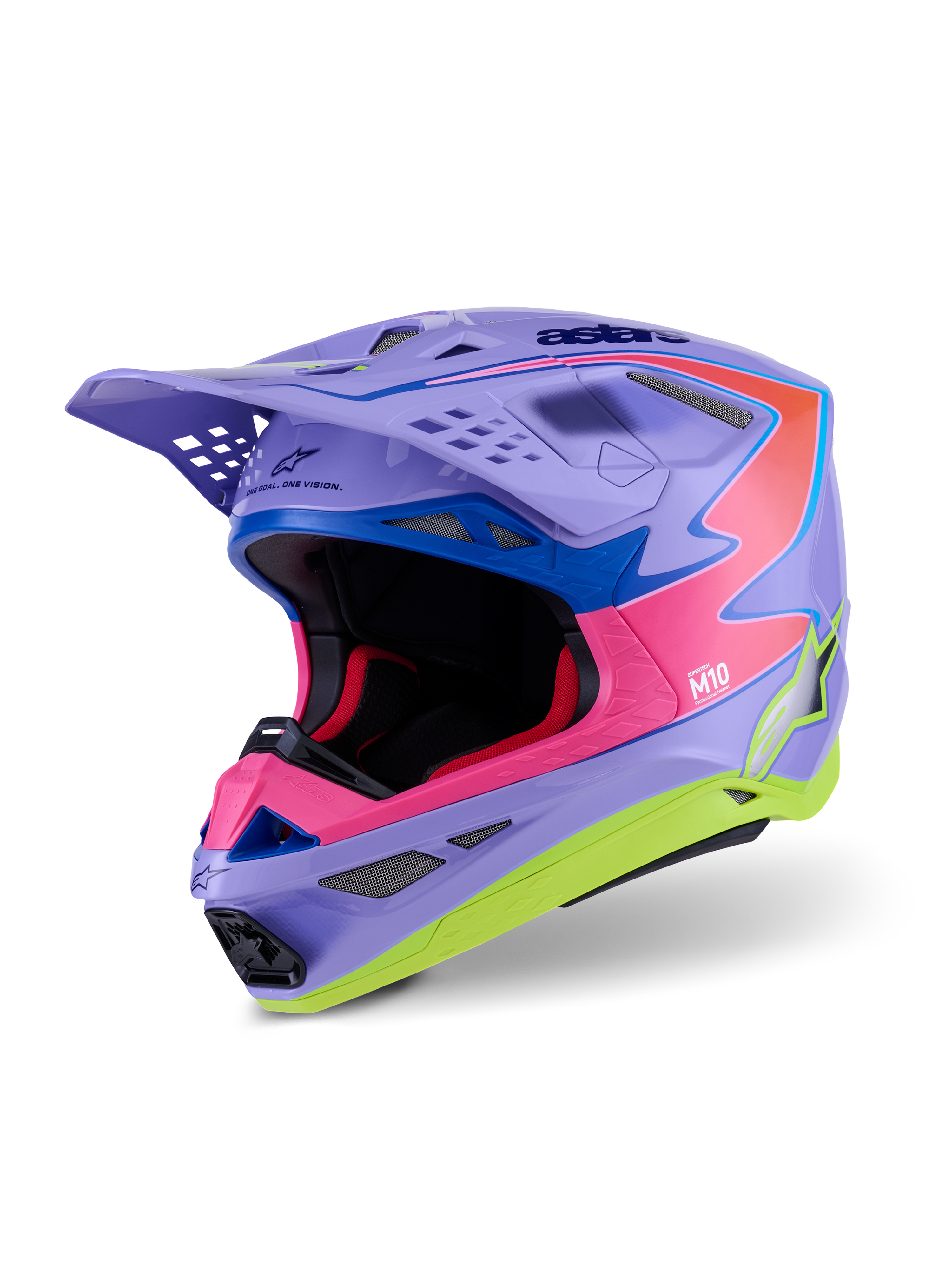 S-M10 JETT LAWRENCE R01 HELMET PURP/PNK FLUO/YLW FLUO GLS 2X